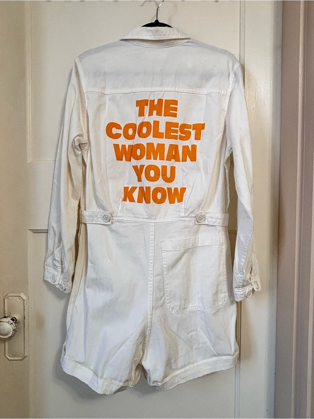 Women’s Lucky Brand “The Coolest Woman You Know” Graphic Romper Size M